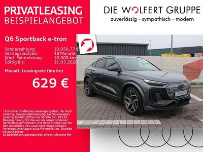 Neu Audi Q6 Sportback e-tron S-Line 284 kW (387 PS) 2025 Grau SUV