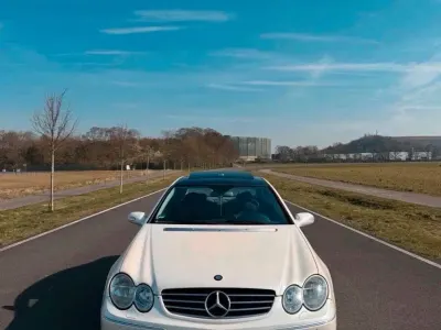 Gebraucht Mercedes CLK200 AMG 163 PS (119 kW) 2004 Weiß Coupé