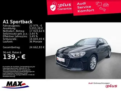Brugt Audi A1 Sportback Advanced Plus 116 HK (85 kW) 2025 Sort Hatchback