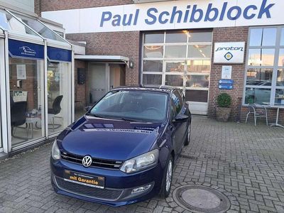 Gebraucht VW Polo Match 60 PS (44 kW) 2012 Blau Kleinwagen