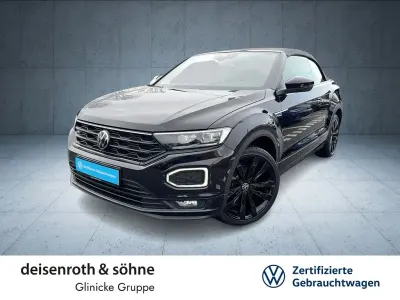 Gebraucht VW T-Roc Cabriolet R-line 150 PS (110 kW) 2021 Deep black perleffekt Cabrio