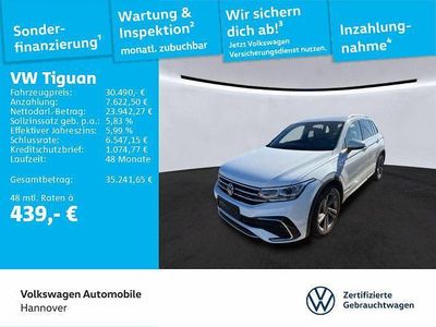 Gebraucht VW Tiguan R-line 245 PS (180 kW) 2023 Pure white SUV