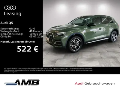 Gebraucht Audi Q5 Advanced Plus 299 PS (219 kW) 2023 Distriktgrün metallic SUV