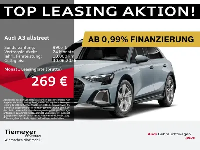 Gebraucht Audi A3 e-tron S-Line 204 PS (150 kW) 2025 Grau Kleinwagen