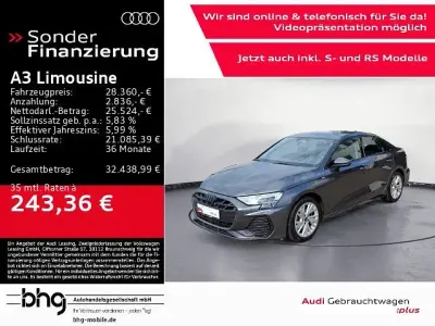 Gebraucht Audi A3 S-Line 116 PS (85 kW) 2025 Grau Limousine