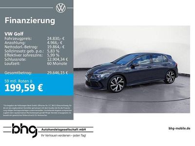 Usata VW Golf VIII R-line 131 CV (96 kW) 2024 Grigio Berlina