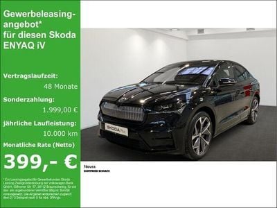 Gebraucht Skoda Enyaq iV RS 250 kW (340 PS) 2023 Schwarz SUV