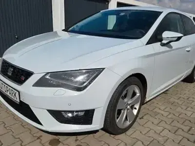 Gebraucht Seat Leon SC FR Sport 122 PS (89 kW) 2013 "nevada" weiss Kleinwagen
