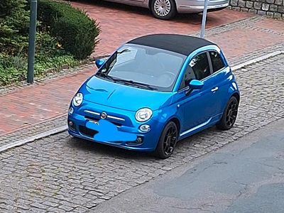 Gebraucht Fiat 500C Sport 105 PS (77 kW) 2015 Blau Cabrio