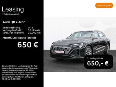 gebraucht Audi Q8 e-tron 55 qu. S line HuD*Pano*3D*Virtual*360°