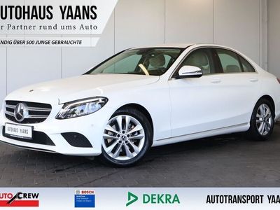 Weiß Gebraucht 2021 Mercedes C220 Avantgarde Limousine | 32.689 € (Fairer Preis)
