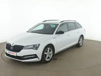 Brugt Skoda Superb SportLine 190 HK (139 kW) 2020 Hvid Stationcar