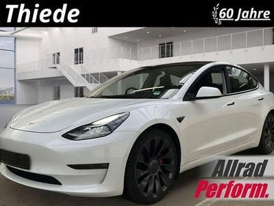 Gebraucht Tesla Model 3 Performance 461 kW (627 PS) 2021 Pearl white multicoat Limousine