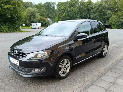 Gebraucht VW Polo Match 90 PS (66 kW) 2012 Schwarz Kleinwagen