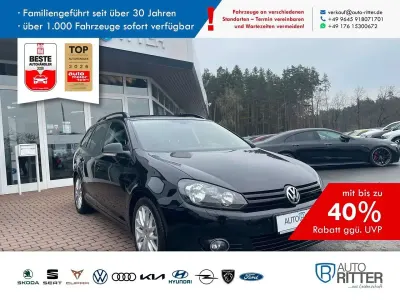 Gebraucht VW Golf VII Match 140 PS (102 kW) 2012 Schwarz Kombi