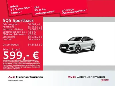 Second-hand Audi SQ5 Sportback Sport 341 CP (250 kW) 2022 Alb SUV