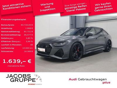 Gebraucht Audi RS6 Ambiente 600 PS (441 kW) 2020 Daytonagrau perleffekt Kombi