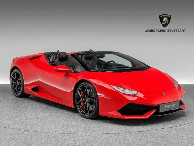 Usata Lamborghini Huracán 610 CV (448 kW) 2017 Rosso Cabrio