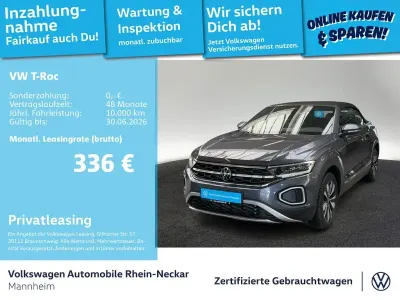 Gebraucht VW T-Roc Cabriolet Move 150 PS (110 kW) 2023 Rauchgrau metallic Cabrio