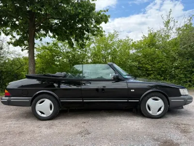 Gebraucht Saab 900 Cabriolet Aero 141 PS (103 kW) 1992 Schwarz Cabrio