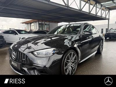 Gebraucht Mercedes C63 AMG AMG 476 PS (350 kW) 2024 Metalliclack obsidianschwarz Limousine