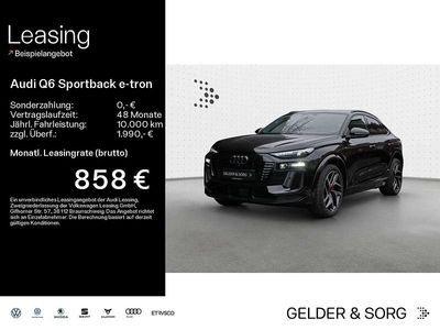 Mythosschwarzmetallic Neu 2025 Audi Q6 e-tron S-Line SUV | 84.390 € (Teuer)