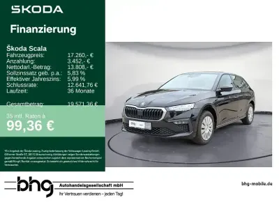 Gebraucht Skoda Scala Essence 95 PS (69 kW) 2025 Blackmagic perleffekt Kleinwagen