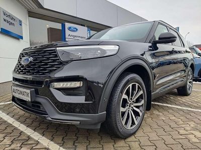 Obsidianschwarz metallic Gebraucht 2022 Ford Explorer ST-Line SUV | 47.390 €
