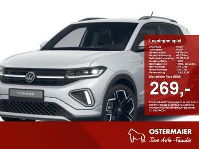 Neu VW T-Cross R-line 116 PS (85 kW) 2025 Silber (reflexsilber) SUV