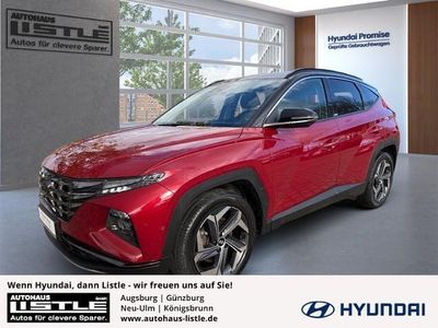 Gebraucht Hyundai Tucson Prime 265 PS (194 kW) 2021 Sunset red / phantom black / mic (metallic) SUV
