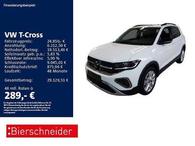 Gebraucht VW T-Cross Goal 116 PS (85 kW) 2024 Weiss SUV