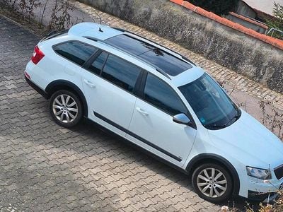 Gebraucht Skoda Octavia Scout 184 PS (135 kW) 2014 Weiß Kombi