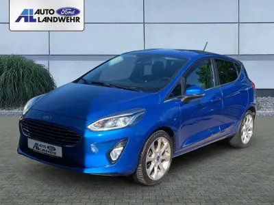 Gebraucht Ford Fiesta Titanium 125 PS (91 kW) 2019 Blau Kleinwagen