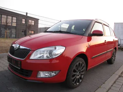 Gebraucht Skoda Fabia Ambition 86 PS (63 kW) 2012 Rot Kombi