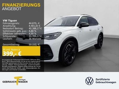 Pure white Neu 2025 VW Tiguan R-line SUV | 44.870 € (Guter Preis)