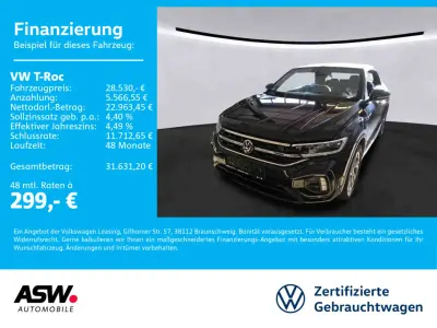 Usata VW T-Roc R-line 150 CV (110 kW) 2023 Nero SUV