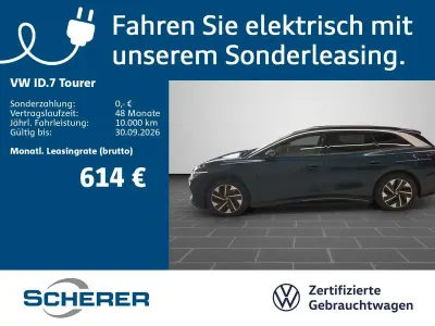 Gebraucht VW ID.7 Pro 210 kW (286 PS) 2025 Aquamarinblau metallic (metallic) Kombi