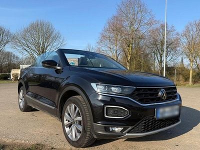Gebraucht VW T-Roc Cabriolet Style 150 PS (110 kW) 2021 Schwarz Cabrio