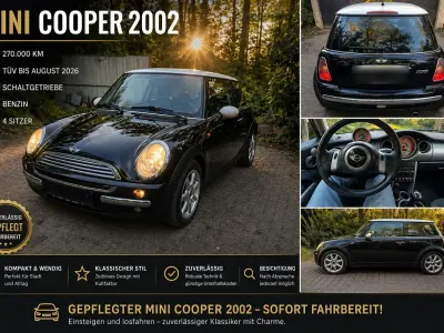 Gebraucht Mini Cooper Coupé 115 PS (84 kW) 2002 Schwarz Coupé