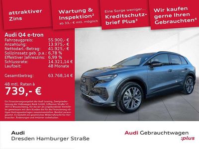 Neu Audi Q4 e-tron Sport 210 kW (286 PS) 2026 Geysirblau metallic SUV