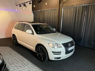 Gebraucht VW Touareg 239 PS (175 kW) 2008 Weiß SUV