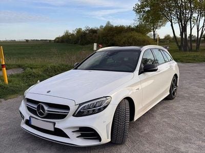 Second-hand Mercedes C43 AMG AMG 390 CP (286 kW) 2018 Alb Berlinǎ