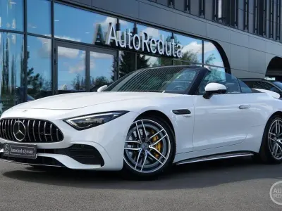 Gebraucht Mercedes SL43 AMG 381 PS (280 kW) 2024 Weiß Cabrio