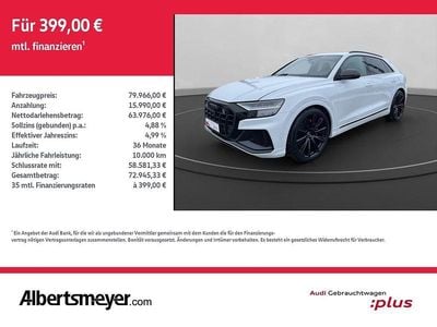 Gebraucht Audi SQ8 Ambiente 507 PS (372 kW) 2022 Gletscherweiß metallic SUV