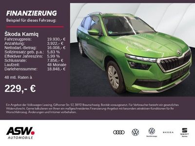Rallyegrün metallic Gebraucht 2020 Skoda Kamiq Style SUV | 19.930 € (Fairer Preis)