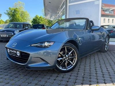 Second-hand Mazda MX5 Sports-Line 160 CP (117 kW) 2016 Albastru Cabrio
