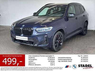 Gebraucht BMW X3 M 340 PS (250 kW) 2022 Bmw individual tansanitblau SUV