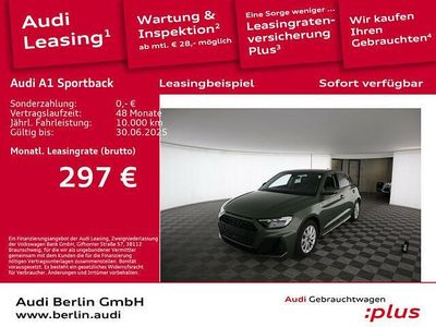 Gebraucht Audi A1 Sportback S-Line 95 PS (69 kW) 2024 Distriktgrün metallic Kleinwagen