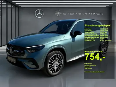 Brugt Mercedes GLC400d Night 381 HK (280 kW) 2025 Sølv SUV