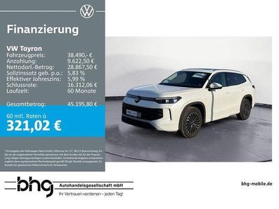 Gebraucht VW Tayron Life 150 PS (110 kW) 2025 Weiß SUV